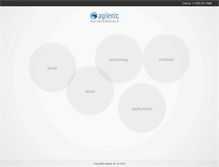 Tablet Screenshot of agienic.com